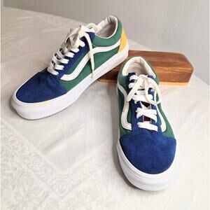 Vans Off the Wall Multi-colored Old School Yacht Club Shoes US Men 6 Women 7.5